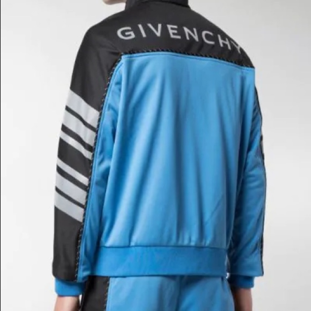 $1730 Givenchy men 2 tone track jacket size m